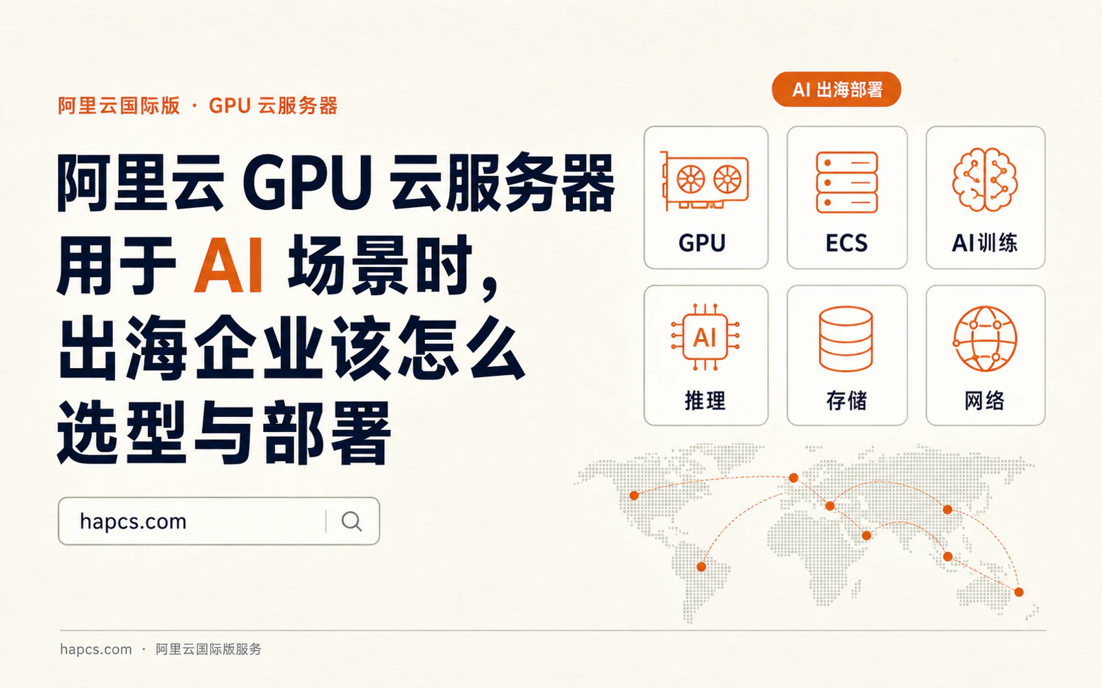 阿里云 GPU 云服务器用于 AI 场景时,出海企业该怎么选型与部署主题的文章封面